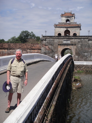 Walking bridge to get to the Imperial City