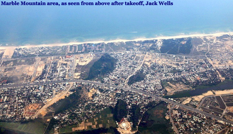 Aerial photo of Marble Mountain area, by Jack Wells, 2014