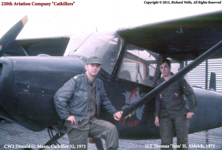 220th Aviation Company photo, courtesy of Dick Wells