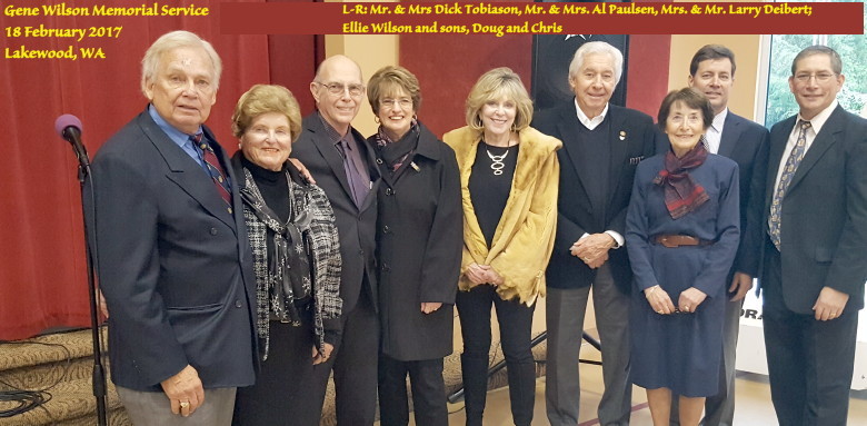 Gene Wilson Memorial Service 18 February 2017 Gene Wilson Memorial Service 18 February 2017